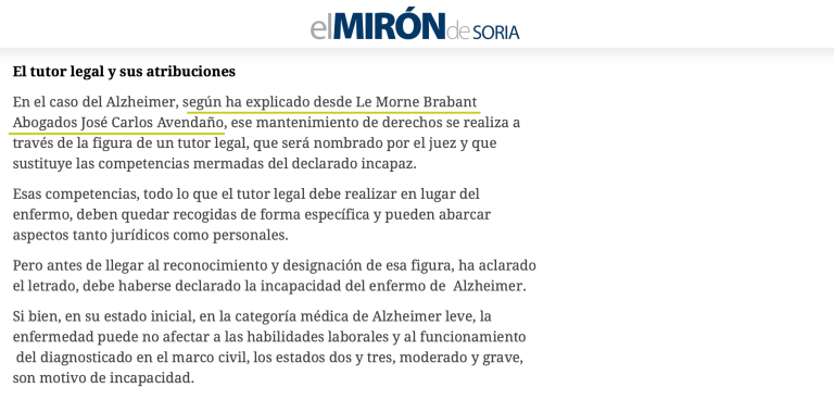 Alzheimer, derechos civiles y laborales de las personas diagnosticadas