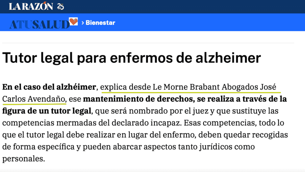 ¿Pueden despedirme por padecer alzheimer?