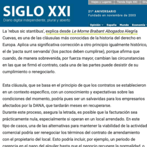 ‘Resbus sic stantibus’, la cláusula salvavidas para empresas, autónomos y particulares afectados por la DANA